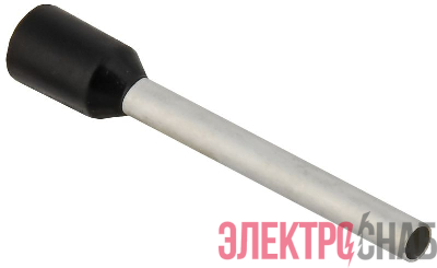 Наконечник НШВИ 1.5-18 черн. (уп.100шт) IEK UGN11-D15-018-100