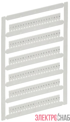 Маркер для CP 1.5кв.мм "1-10" ARMAFIX IEK AF-CT10D-M-D15-01