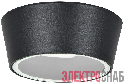 Светильник 5104 GX53 IP65 уличный потолочный черн. IEK LT-UPU0-5104-GX53-1-K02