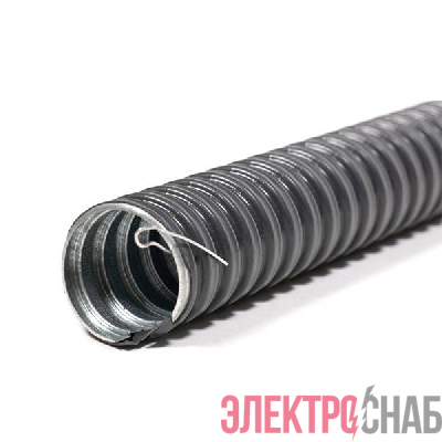 Металлорукав в ПВХ изоляции РЗ-ЦПнг 32 с протяжкой (уп.20м) ГОФРОМАТИК zeta44711