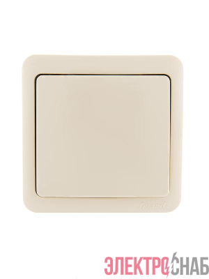 Выключатель 1-кл. 1п ОП Viola 10А IP20 крем. LEZARD 751-0300-100