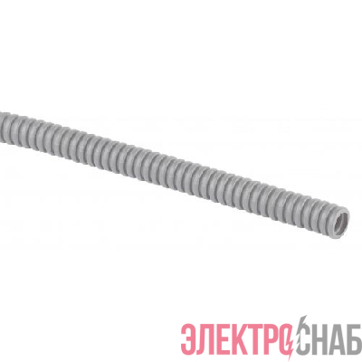 Труба гофрированная ПВХ легкая d32мм с протяжкой сер. (уп.50м) GOFR-32-50-PVС Эра Б0020115