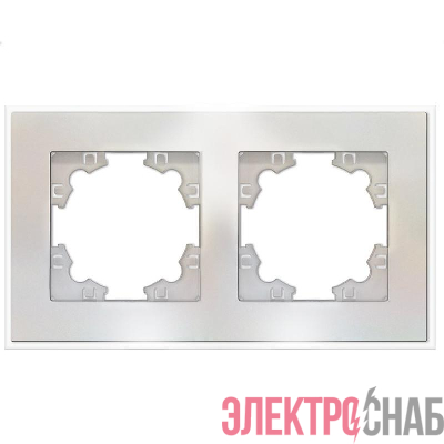 Рамка 2-м Афина стеклянная жемчуж. UNIVersal 2261