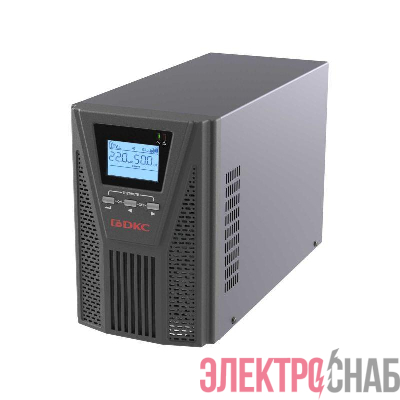 Источник бесперебойного питания онлайн для Small Tower 1000В.А/900Вт 1/1 2хSchuko EPO USB RS-232 RJ45 без АКБ 7А.ч DKC SMALLT1A0PS