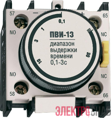 Приставка ПВИ 13 0.1-3сек 1НО+1НЗ IEK KPV10-11-3