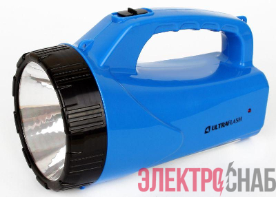 Фонарь LED3818SM (аккум 220В 3Вт LED+12SMD LED 2 режима SLA син.) Ultraflash 12104 / 12889