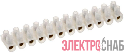 Колодка клеммная ЗВИ-60 6-16кв.мм 12 пар IEK UZV1-060-16