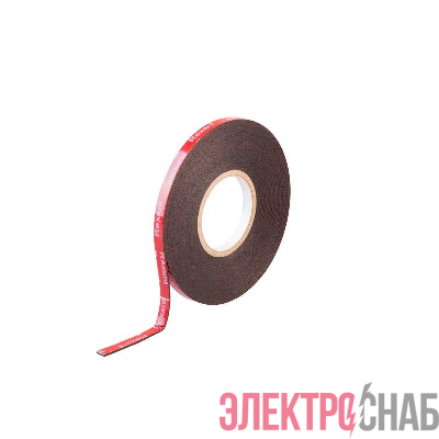 Лента клейкая двухсторонняя на VHB акриловой основе 6ммх5м черн. Rexant 09-6045