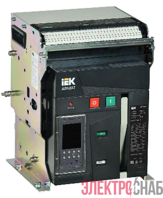 Выключатель автоматический воздушный 3п A 1600А 55кА TD стац. с комплектом аксессуаров ARMAT IEK AR-ACB-3FA-055-1600A-TDCF