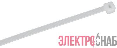 Хомут 4.6х190мм P6.6 стандартный бел. (уп.100шт) IEK UHH30-D046-190-100-K01