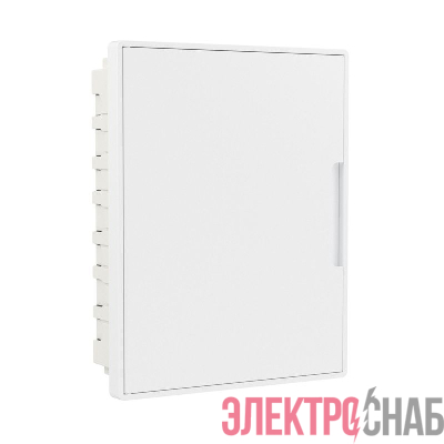 Щиток встраиваемый Фрейм (FRAME) 24мод. слаботочный с бел. дверцей с монтажн. платой в комплекте с 1 розеткой Viva (арт. 45005) и 1 коробкой PDD (арт. 10033) бел. DKC F24B4WW