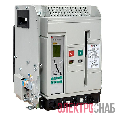 Выключатель автоматический 3п 1600/1250А 65кА ВА-450 выкат. v2 EKF mccb450-1600-1250v-v2