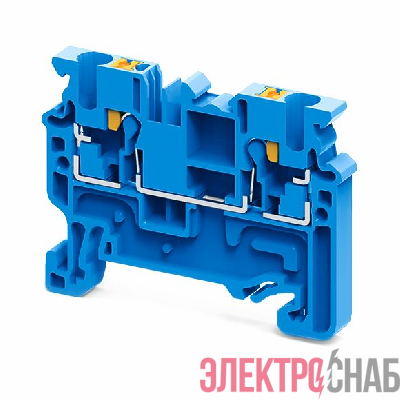 Клемма проходная push-in OptiClip CP-2.5-I-BU-24А (0.2-2.5) син. КЭАЗ 331839
