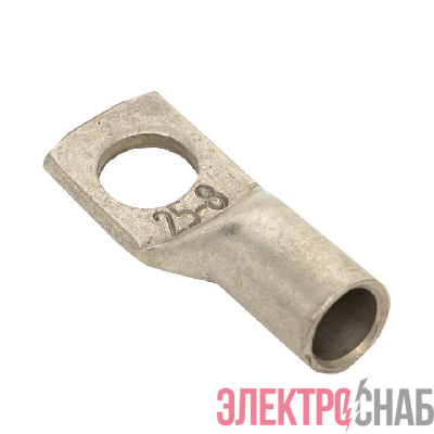 Наконечник силовой медный луженый ТМЛ-Р 25-8 PROxima EKF tml-r-25-8