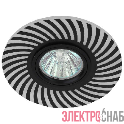 Светильник DK LD32 BK декор cо светодиодной подсветкой MR16 220В max 11Вт черн. ЭРА Б0036501