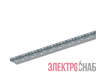 Лоток листовой перфорированный 100х24 L2000 сталь 1.2мм НЛ-10П1.87 У3 СОЭМИ Н0113112321
