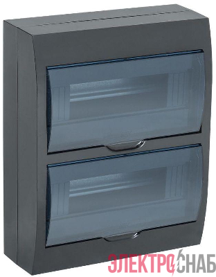 Корпус навесной ЩРН-П-24 Krepta 3 IP41 пластик. черн. IEK MKP12-N-24-41-K02