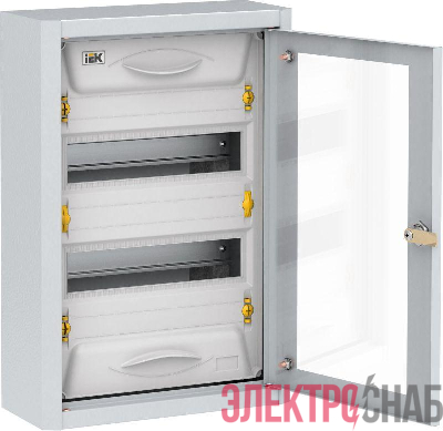 Корпус металлический ЩРн-24 УХЛ3 IP31 прозр. дверь TITAN 5 IEK MKM16-N-024-31-Z-U