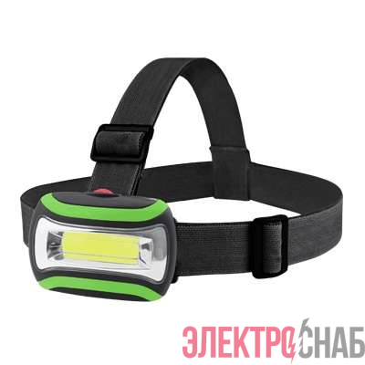 Фонарь налобный HL 07G LED 3ААА 3 реж. зел. IN HOME 4690612031842