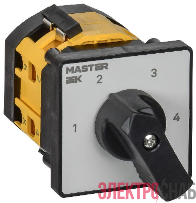 Переключатель кулачковый 10А (сх. 83) стандартная рукоятка IEK MI-CS10-010-083