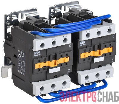 Контактор КМИ-48032 реверс 80А 400В/АС3 2НО 2НЗ IEK KKM43-080-400-22-1