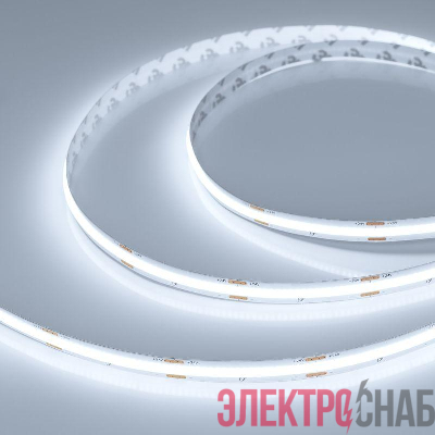 Лента светодиодная COB-X420-10mm 24V White 6000К 4.8Вт/м IP20 (уп.15м) Arlight 048821