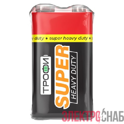 Элемент питания солевой "крона" 6F22-1S Трофи C0033717