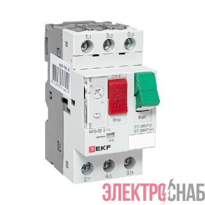 Выключатель автоматический для защиты двигателя АПД-32 9-14А EKF apd-me-14