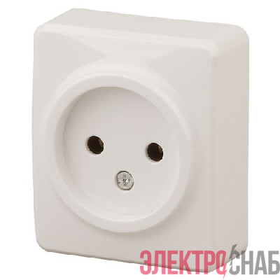 Розетка 1-м ОП Эра Эксперт 11-2201-02 16А IP20 250В 2P сл. кость Эра Б0031552