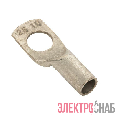 Наконечник силовой медный луженый ТМЛ-Р 25-10 PROxima EKF tml-r-25-10