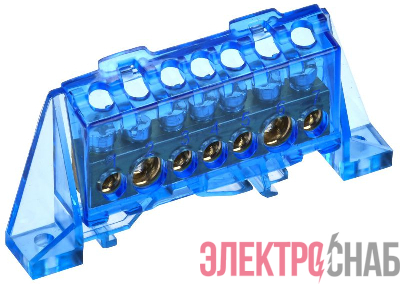 Шина нулевая N в комб. изол. &amp;quot;Стойка&amp;quot; 8х12-7-С TEKFOR IEK TF-NN20-07-DP-K07