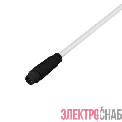 Коннектор питания MOONLIGHT-SPI/DMX-CON-POWER-MALE-BLK IP67 пластик Arlight 051529
