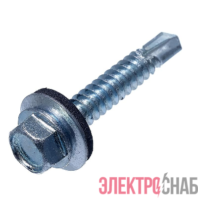 Саморез кровельный 4.8х35 цинк (уп.250шт) ведро СТРОЙМЕТИЗ 2070036