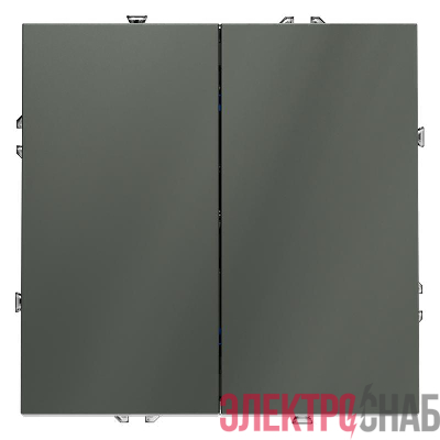 Выключатель 2-кл. СП S70 10А механизм титан Voltum VLS020106