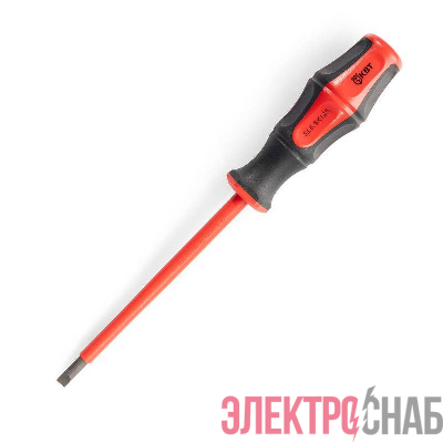 Отвертка диэлектрическая "Профи" шлиц 5.5х125 КВТ 78610