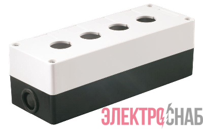 Корпус КП 104 4-м для кнопок бел. IEK BKP10-4-K01