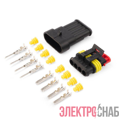 Разъем герметичный автомобильный РГА-4П КВТ 89506