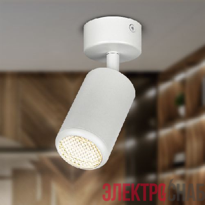 Светильник OL55 MR16 GU10 IP20 WH настенно-потолочный спот бел. ЭРА Б0061883