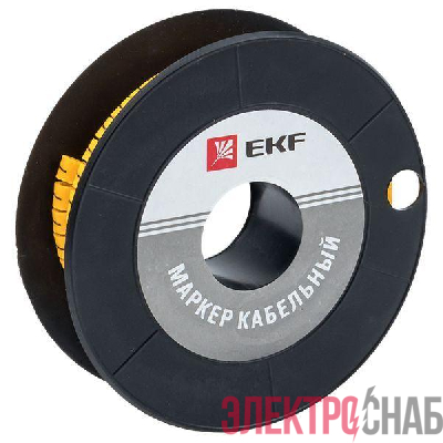 Маркер каб. 2.5кв.мм "7" (ЕС-1) (уп.1000шт) EKF plc-KM-2.5-7