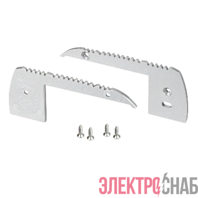 Заглушка STAIR-W65 SILVER пластик (уп.2шт) Arlight 055464