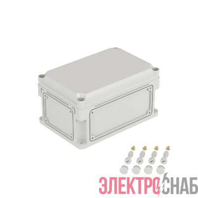 Корпус 300х200х160мм IP67 с крышкой 35мм с фланцами пластик. DKC 532310