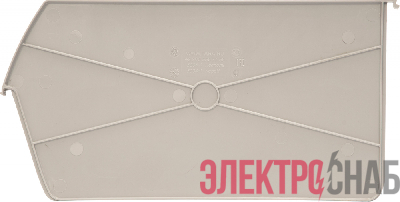Разделитель по длине для ящика 5004 серый литьевой PP 5004-1 5004-1