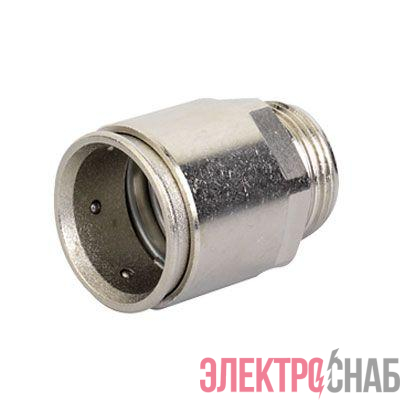 Муфта труба-коробка d40мм IP66/IP67 М40х1.5 никелир. латунь DKC 6111-A40