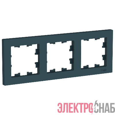 Рамка 3-м AtlasDesign универс. изумруд SE ATN000803