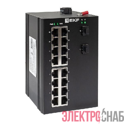 Коммутатор промышленный неуправляемый U-2GX/SFP-16GT TSX EKF TSX-U-2GX/SFP-16GT