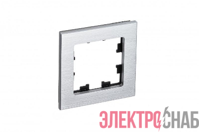 Рамка 1-м AtlasDesign Nature метал. серебр. SE ATN312101