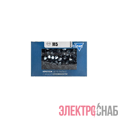 Гайка самоконтрящаяся М5 DIN 985 оцинк. (уп.200шт) Tech-Krep/Zitar 105252