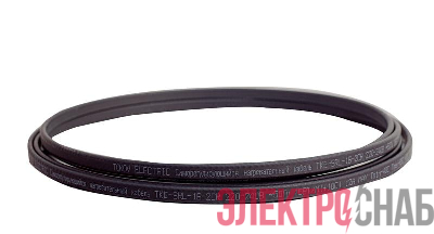 Кабель нагревательный саморег. 16Вт/м с экраном 16 AWG термопласт UV Ex (200м) TOKOV ELECTRIC TKE-SRL-16-2CR