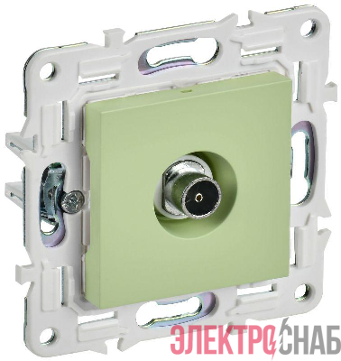 Розетка TV оконечная SKANDY SK-A12G мятный IEK SK-A10-O-K06