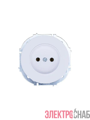 Розетка 1-м СП OSEN без заземл. ПБТ бел. LEZARD 743-0288-121B